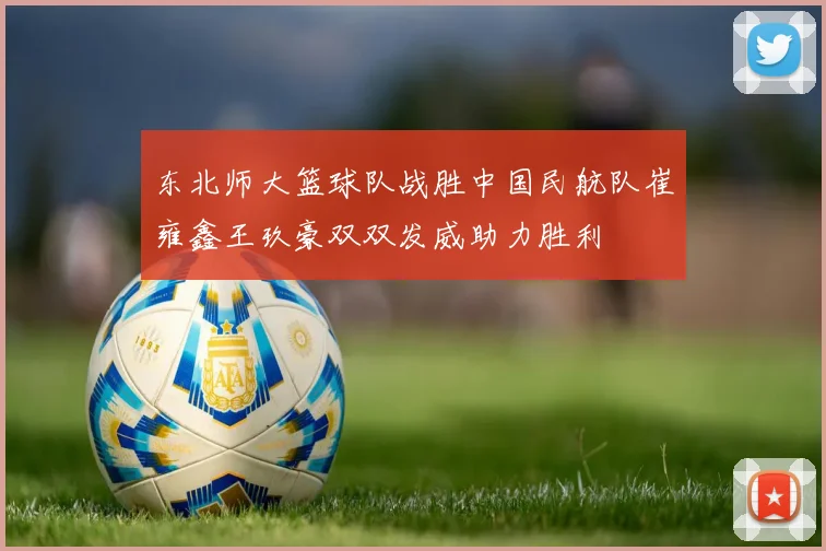 东北师大篮球队战胜中国民航队崔雍鑫王玖豪双双发威助力胜利